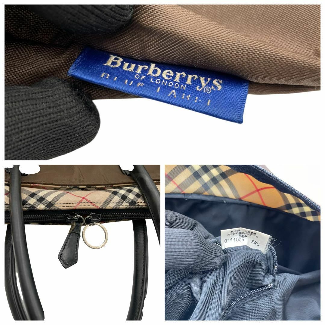 BURBERRY blue label バーバリー ミニ トートバッグ チェック