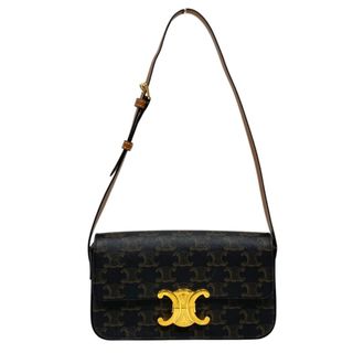 セリーヌ(CELINE)の　セリーヌ CELINE ショルダーバッグ クロード 194142 ブラウン トリオンフキャンバス レディース ショルダーバッグ(ショルダーバッグ)