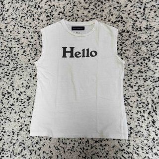 ドゥーズィエムクラス(DEUXIEME CLASSE)のマディソンブルー hello ノースリーブ カットソー Tシャツ タンクトップ(Tシャツ(半袖/袖なし))