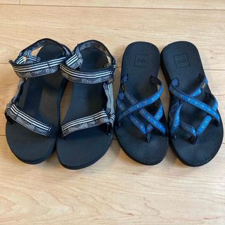 Teva サンダル2足セット　23.0cm