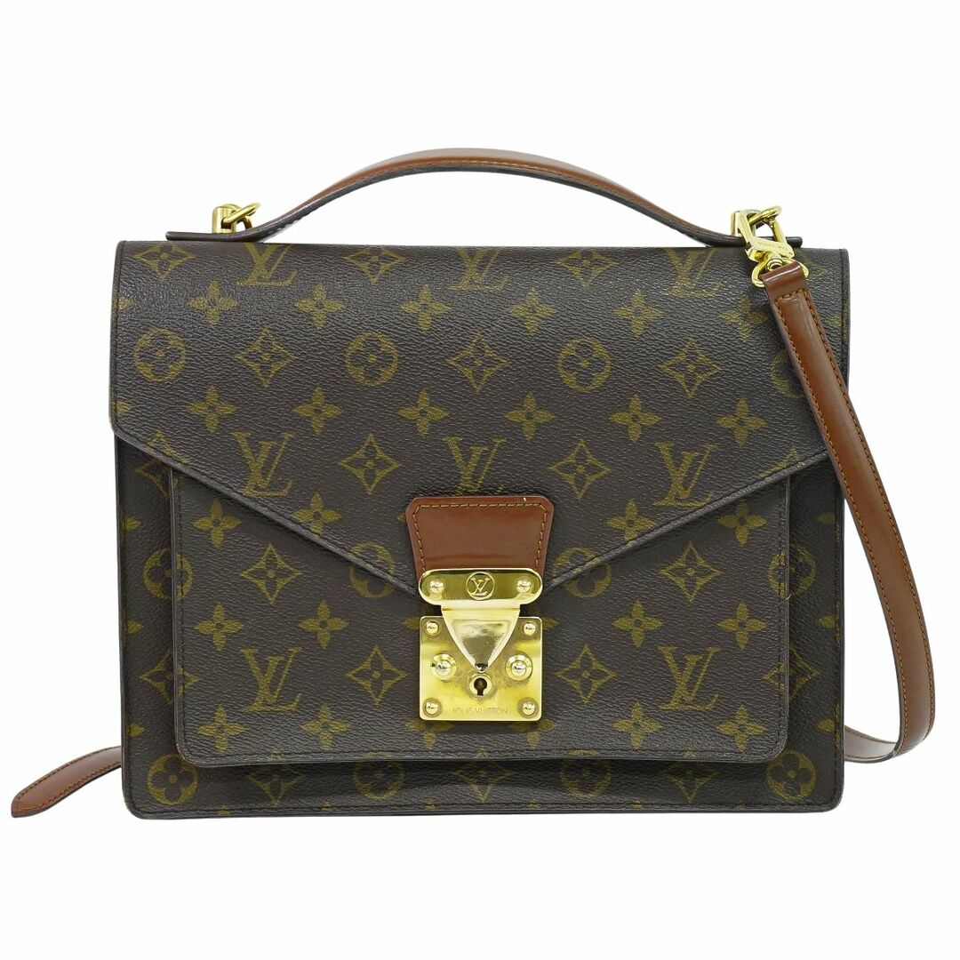 【期間限定！最安値挑戦】 LOUIS VUITTON モンソー LV VUITTON LOUIS ルイヴィトン 本物 - バッグ