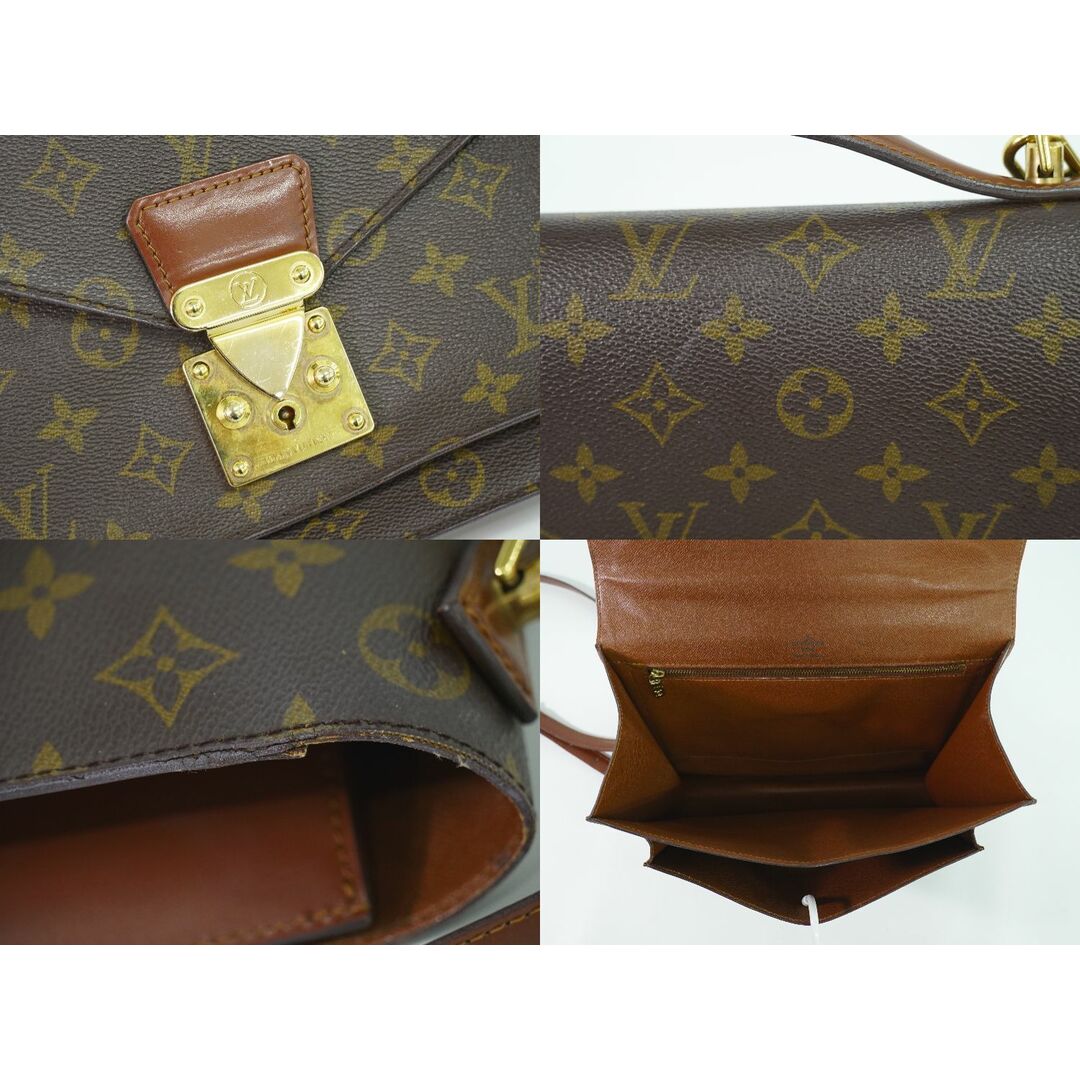 優先配送 LOUIS VUITTON - 本物 ルイヴィトン LOUIS VUITTON LV モンソー バッグ