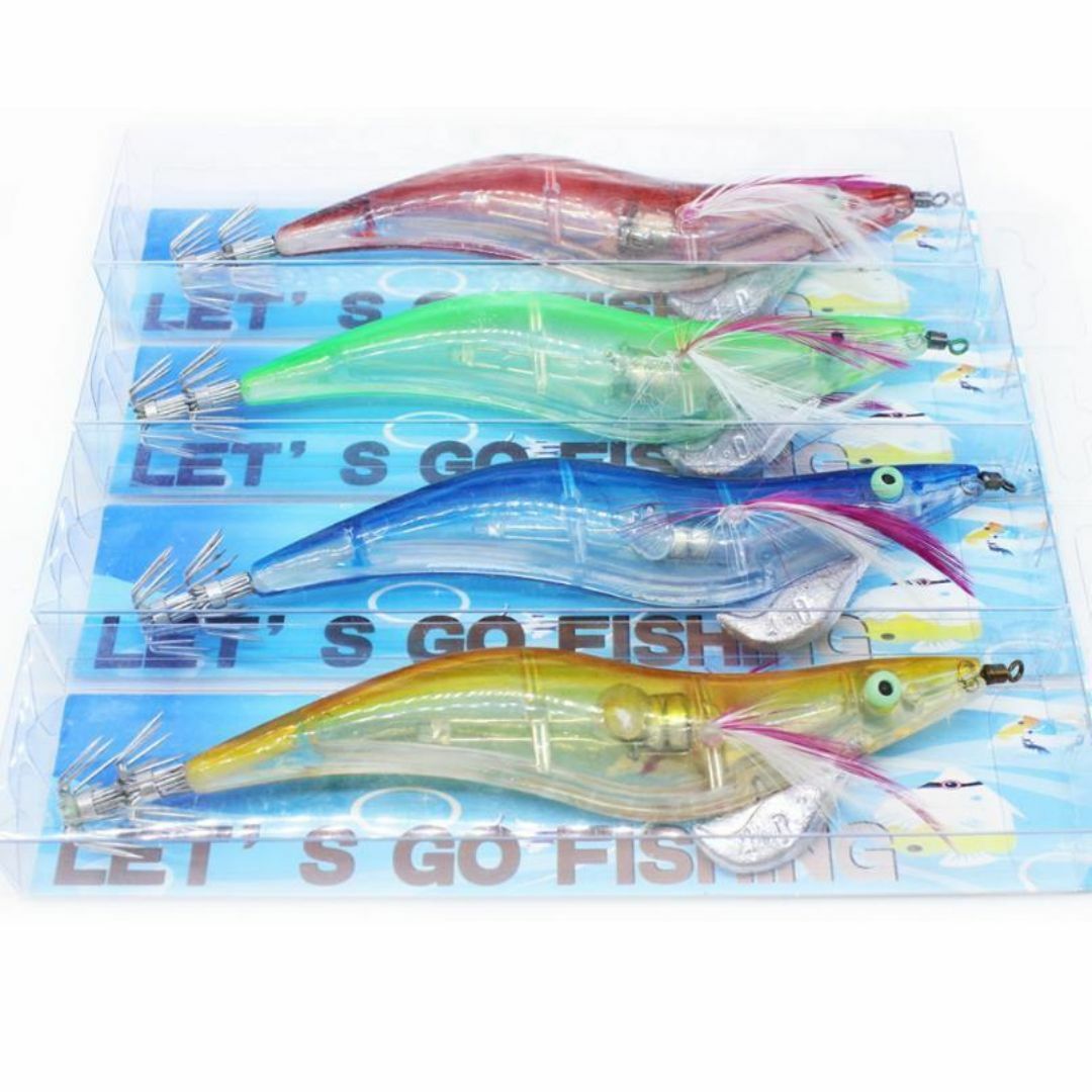 LED 集魚灯 水中ライト　 DC 12v 24v 13w　+　エギ 3.5号  スポーツ/アウトドアのフィッシング(その他)の商品写真