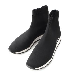 プラダ(PRADA)のプラダ ファブリック ソックス スニーカー シューズ ブラック 37【中古】(スニーカー)