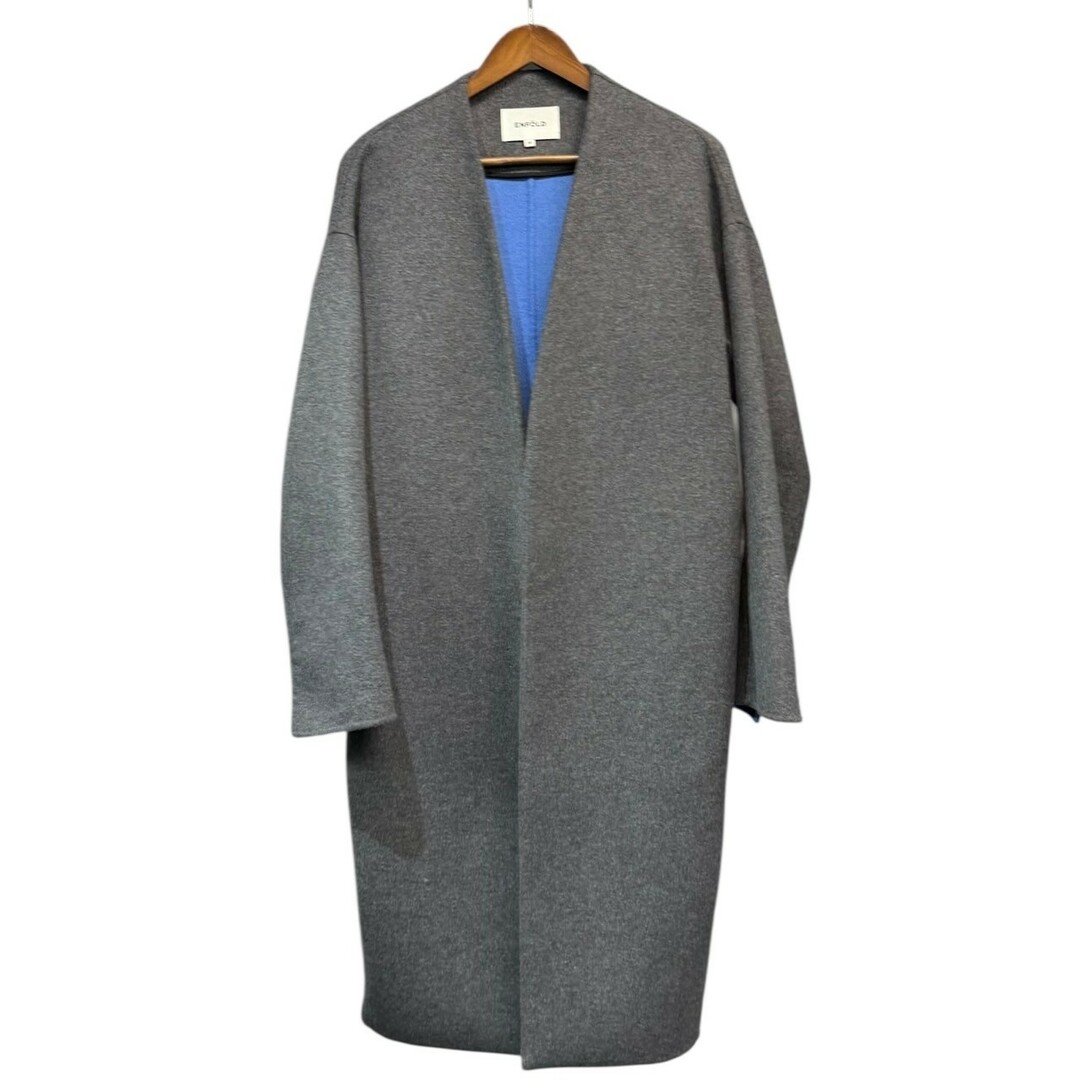 ENFOLD - ENFOLD エンフォルド 19AW ウールノーカラーコート