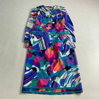 ⭐︎美品⭐︎レオナール　シルク100%　花柄 ロングワンピース 長袖　サイズ38 LEONARD（ロングワンピース/マキシワンピース）のフリマアイテム一覧