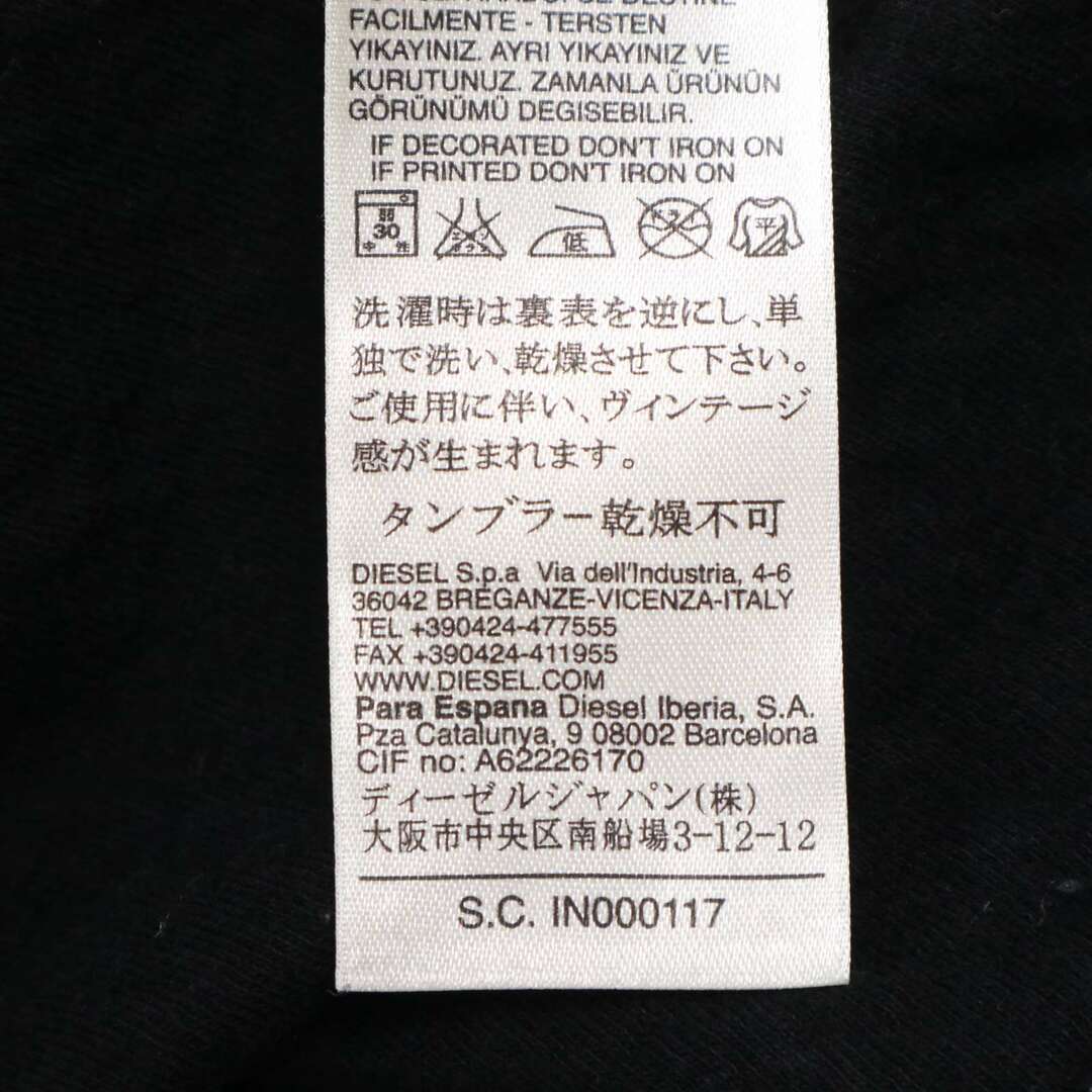 DIESEL(ディーゼル)のDIESEL ディーゼル 春夏★ カットオフ 切替 ステッチ ７分袖 カットソー Tシャツ Sz.XS メンズ メンズのトップス(Tシャツ/カットソー(七分/長袖))の商品写真
