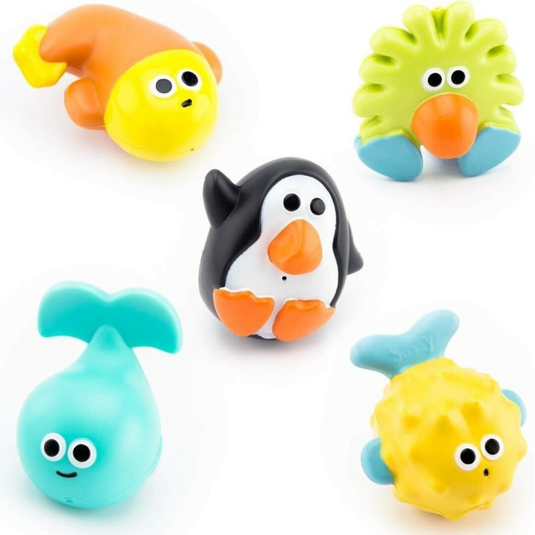 Sassy(サッシー)のSassy 水鉄砲 5個入り  キッズ/ベビー/マタニティのおもちゃ(お風呂のおもちゃ)の商品写真