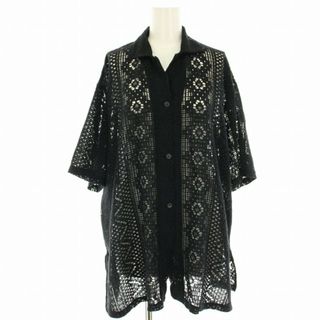 ジャーナルスタンダード(JOURNAL STANDARD)のジャーナルスタンダード メッシュレースオーバーシャツ オープンカラーシャツ(シャツ/ブラウス(半袖/袖なし))