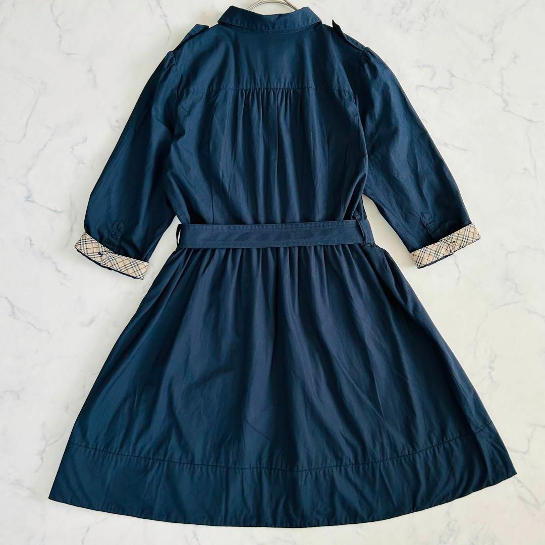 BURBERRY BLUE LABEL - バーバリーブルーレーベル タック