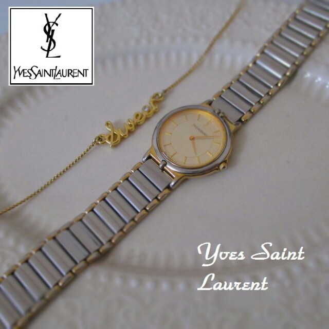 Saint by thanks a lot's shop｜サンローランならラクマ Laurent - YvesSaintLaurent 腕時計の通販 人気SALE