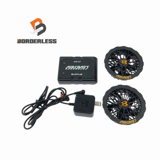 バートル(BURTLE)の☆美品セット☆BURTLE バートル 24V エアークラフト専用バッテリー AC09 ファンユニット AC09-1 黒/ブラック 2025年モデル 111570(工具)
