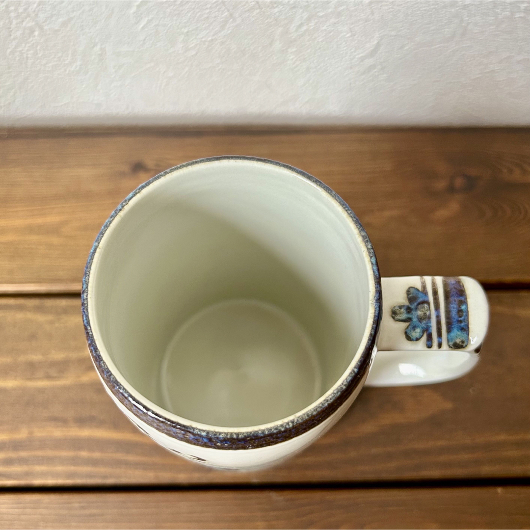 ROYAL COPENHAGEN(ロイヤルコペンハーゲン)のロイヤルコペンハーゲン　ファイアンス　イヤービアマグ　1977年　② インテリア/住まい/日用品のキッチン/食器(グラス/カップ)の商品写真