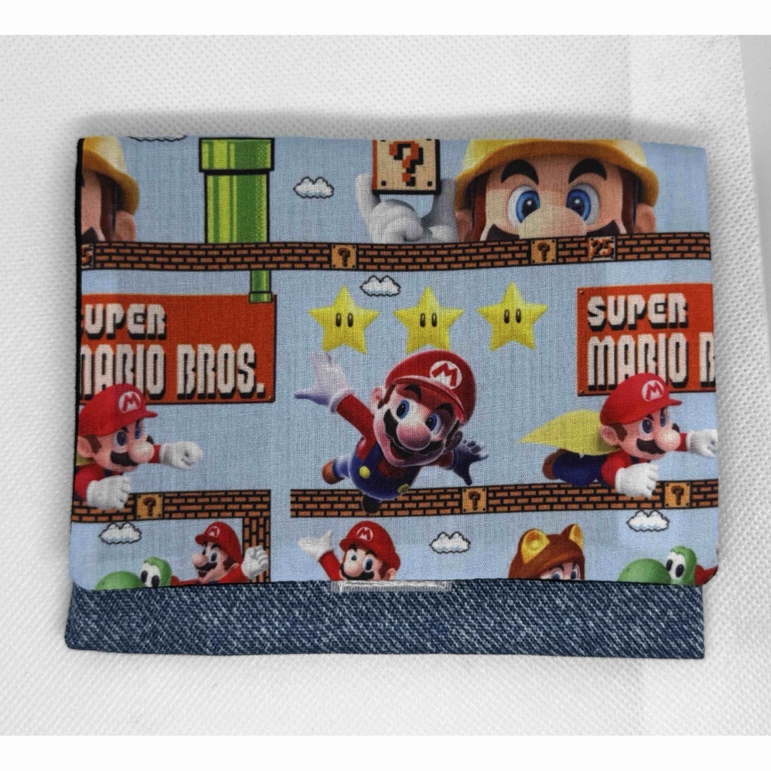 950   ハンドメイド　移動ポケット　マリオ ハンドメイドのキッズ/ベビー(外出用品)の商品写真