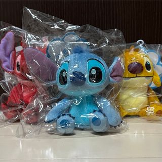 ディズニー(Disney)のディズニーリロ&スティッチ ぬいぐるみ 洗えるビーンズコレクション 3つセット(ぬいぐるみ)
