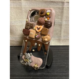 チョコ ホイップデコ iPhone15スマホケース