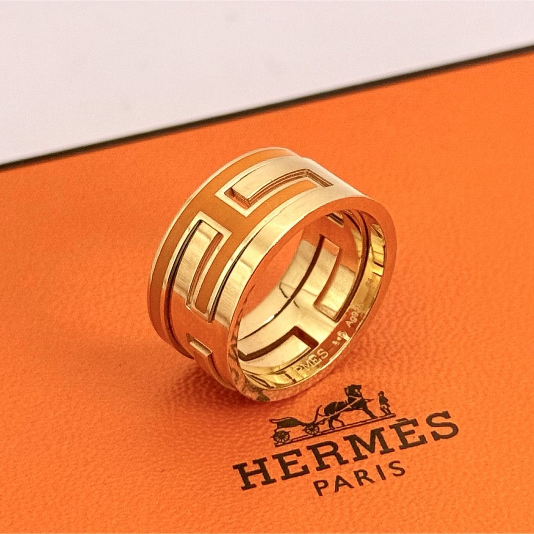 トップブランドのファッション HERMES - 【新品磨き】HERMES | エルメス ムーブアッシュ リング アクセサリー