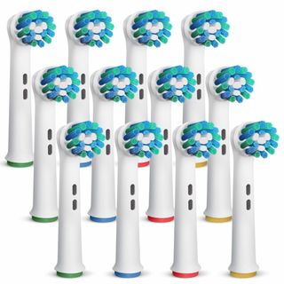 交換用歯ブラシヘッド Oral-B Braun対応 12個 プロフェッショナル電(その他)