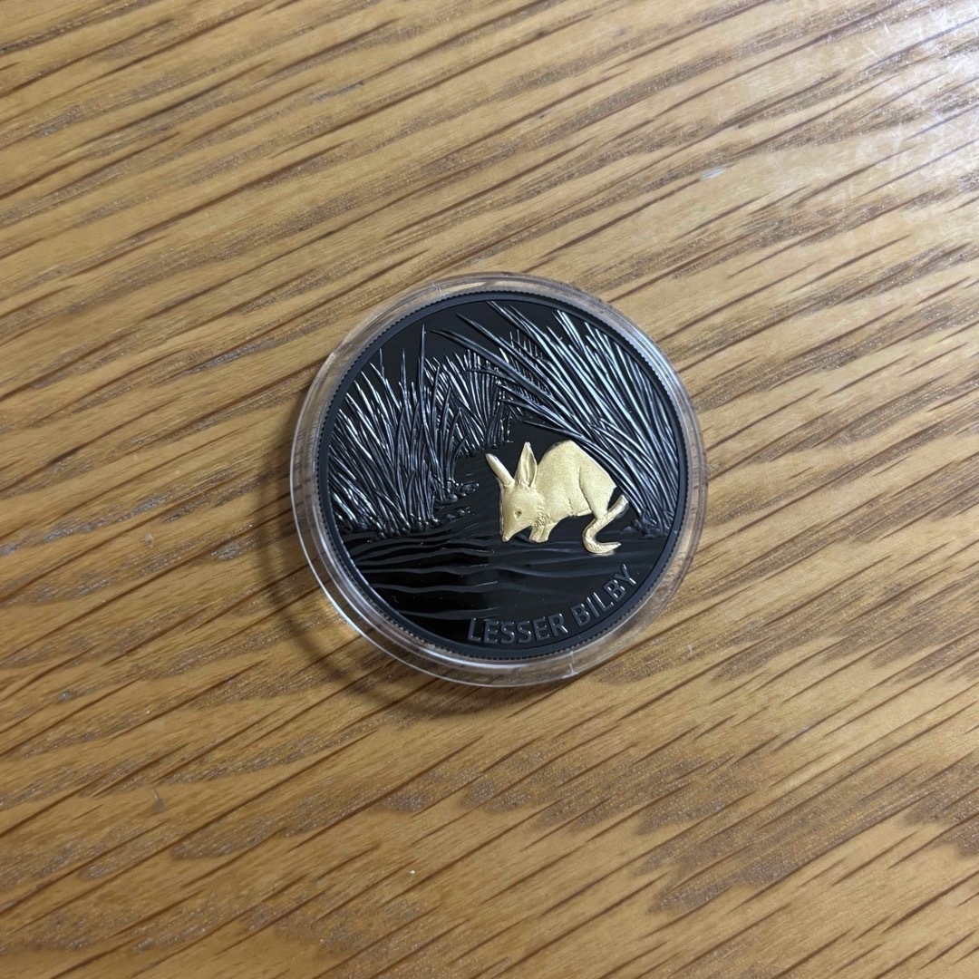 【黒い銀貨】レッサービルビー オーストラリア銀貨 2019 エンタメ/ホビーの美術品/アンティーク(貨幣)の商品写真