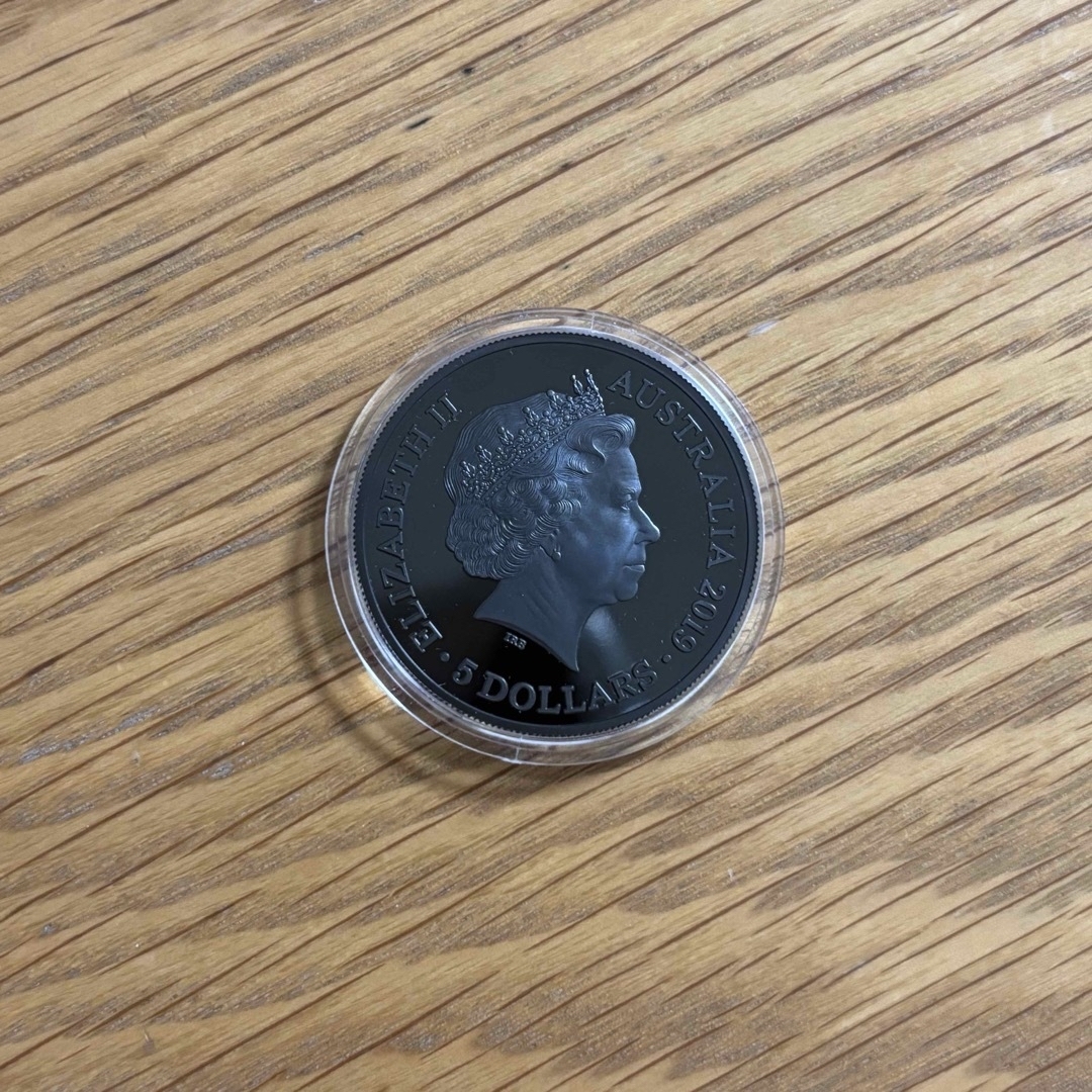 【黒い銀貨】レッサービルビー オーストラリア銀貨 2019 エンタメ/ホビーの美術品/アンティーク(貨幣)の商品写真
