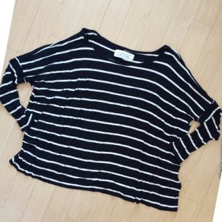 ザラ(ZARA)の値下げ★ZARA ボーダーカットソー(Tシャツ(長袖/七分))