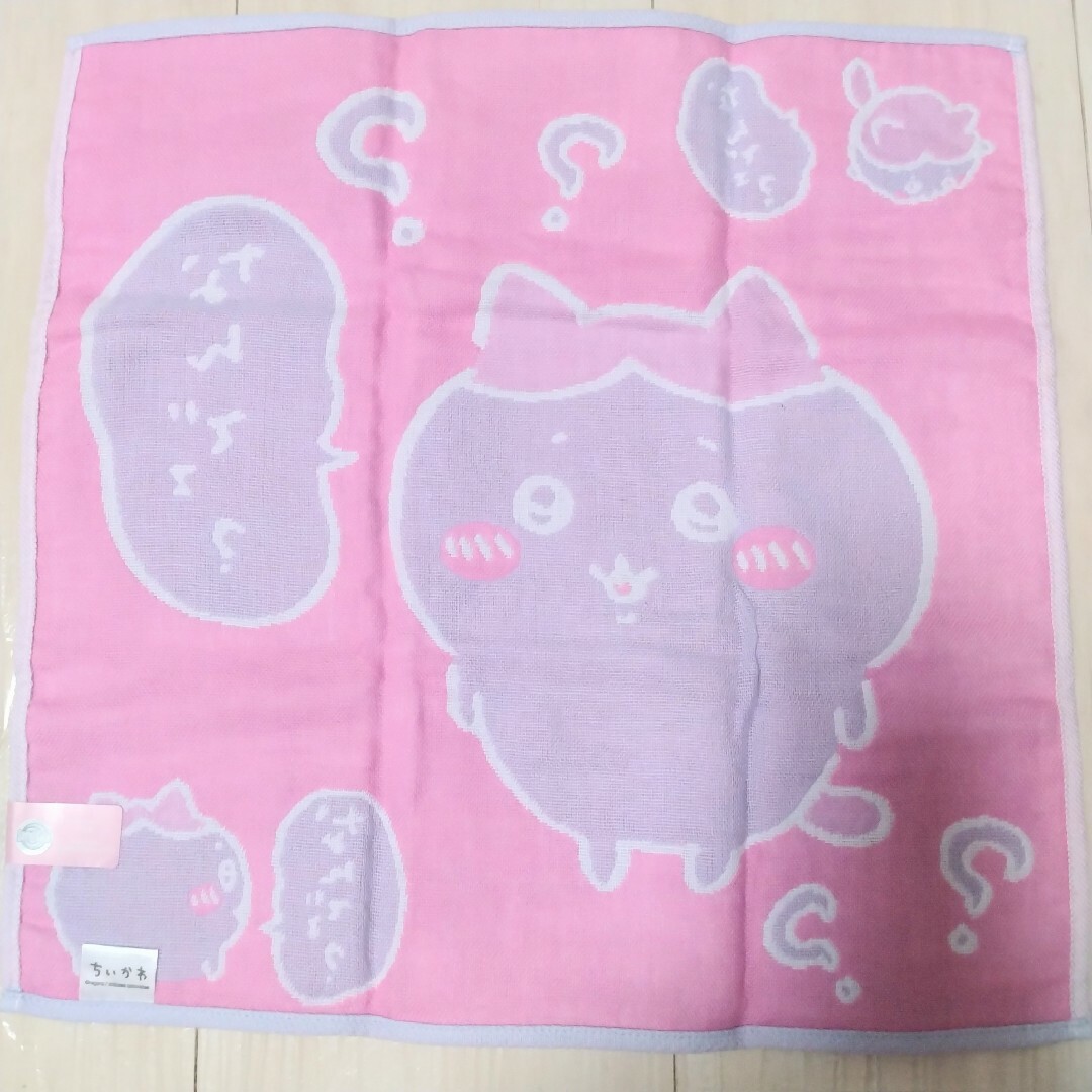 ちいかわ(チイカワ)のちいかわ　ハチワレ　ハンカチ　２枚 エンタメ/ホビーのおもちゃ/ぬいぐるみ(キャラクターグッズ)の商品写真