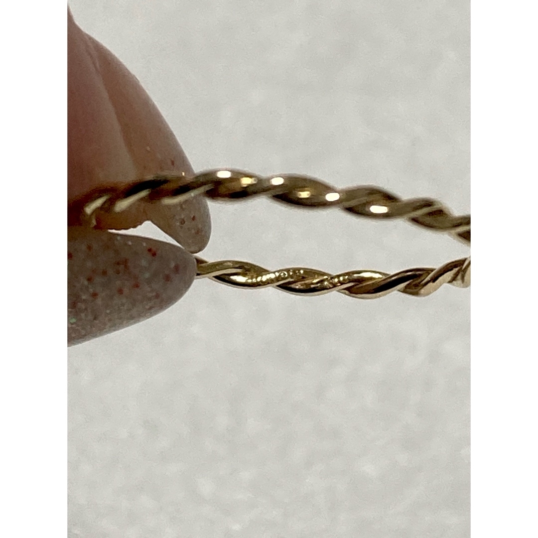 Jouete(ジュエッテ)のJouete ジュエッテ　K10YG ツイスト リング　10金　　　11号 レディースのアクセサリー(リング(指輪))の商品写真