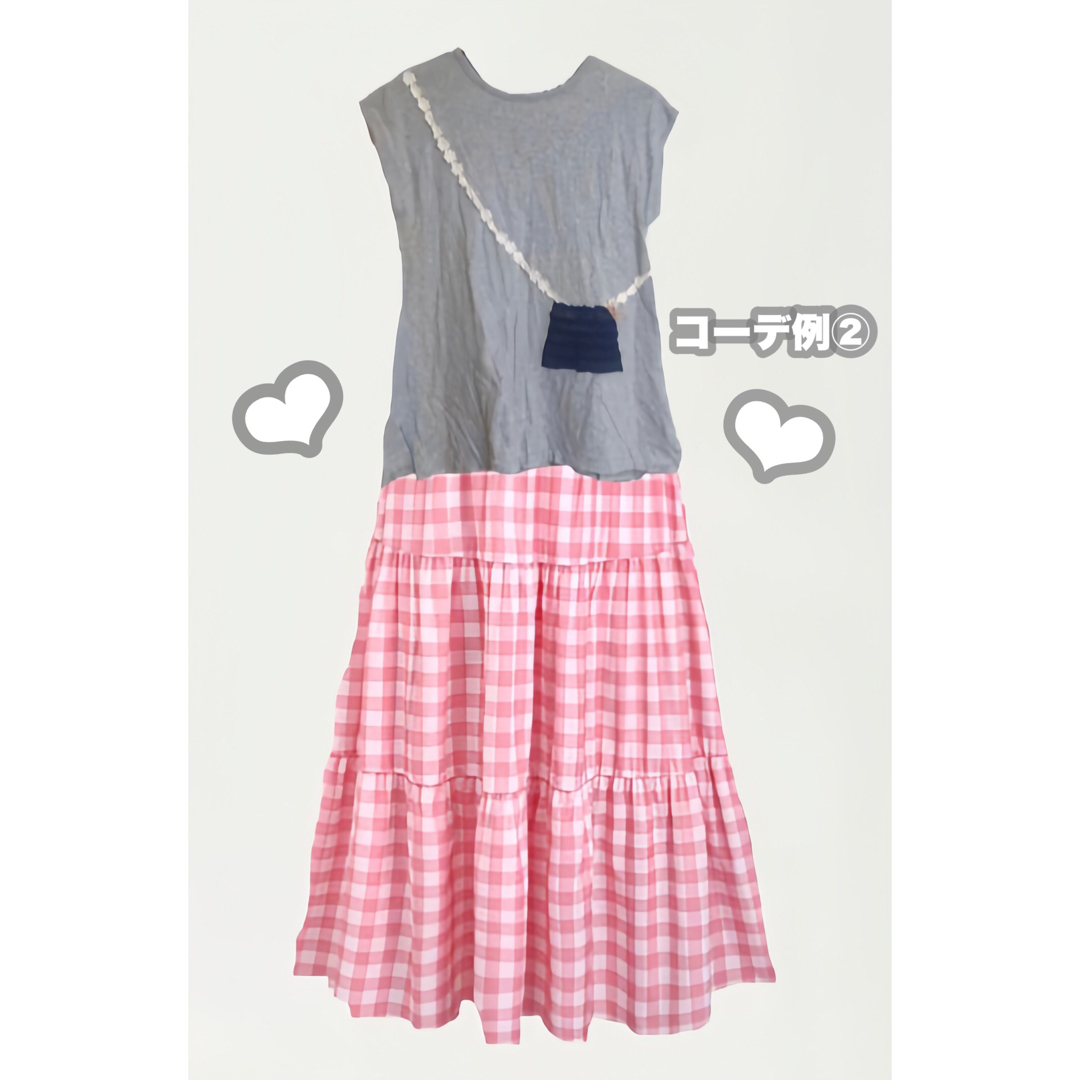 【コーデ例あり】JALONHOUSE お花アップリケTシャツ 150cm  キッズ/ベビー/マタニティのキッズ服女の子用(90cm~)(Tシャツ/カットソー)の商品写真