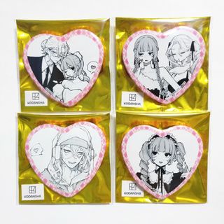 恋せよまやかし天使ども ハート缶バッジ おとぎ 一刻 紅 プリンセスカフェ(バッジ/ピンバッジ)