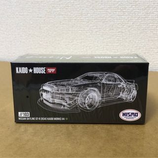 ミニGT 街道ハウス　日産スカイライン GT-R R34　街道 ワークス V4(ミニカー)