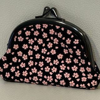 桜 がま口ポーチ  コインケース 小銭入れ アクセサリー入れ   小物入れ(コインケース)