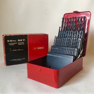 KOBELCO KOBE ストレートシャンクツイストドリルセット 50本セット