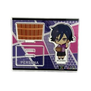 美品 アクリルスタンド 極楽湯×ペルソナ25th 主人公(女神異聞録ペルソナ)ミニキャラver.(その他)