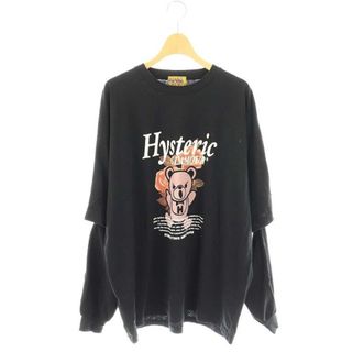 ヒステリックグラマー(HYSTERIC GLAMOUR)のヒステリックグラマー ROSE BEAR オーバーサイズTシャツ カットソー(Tシャツ(長袖/七分))