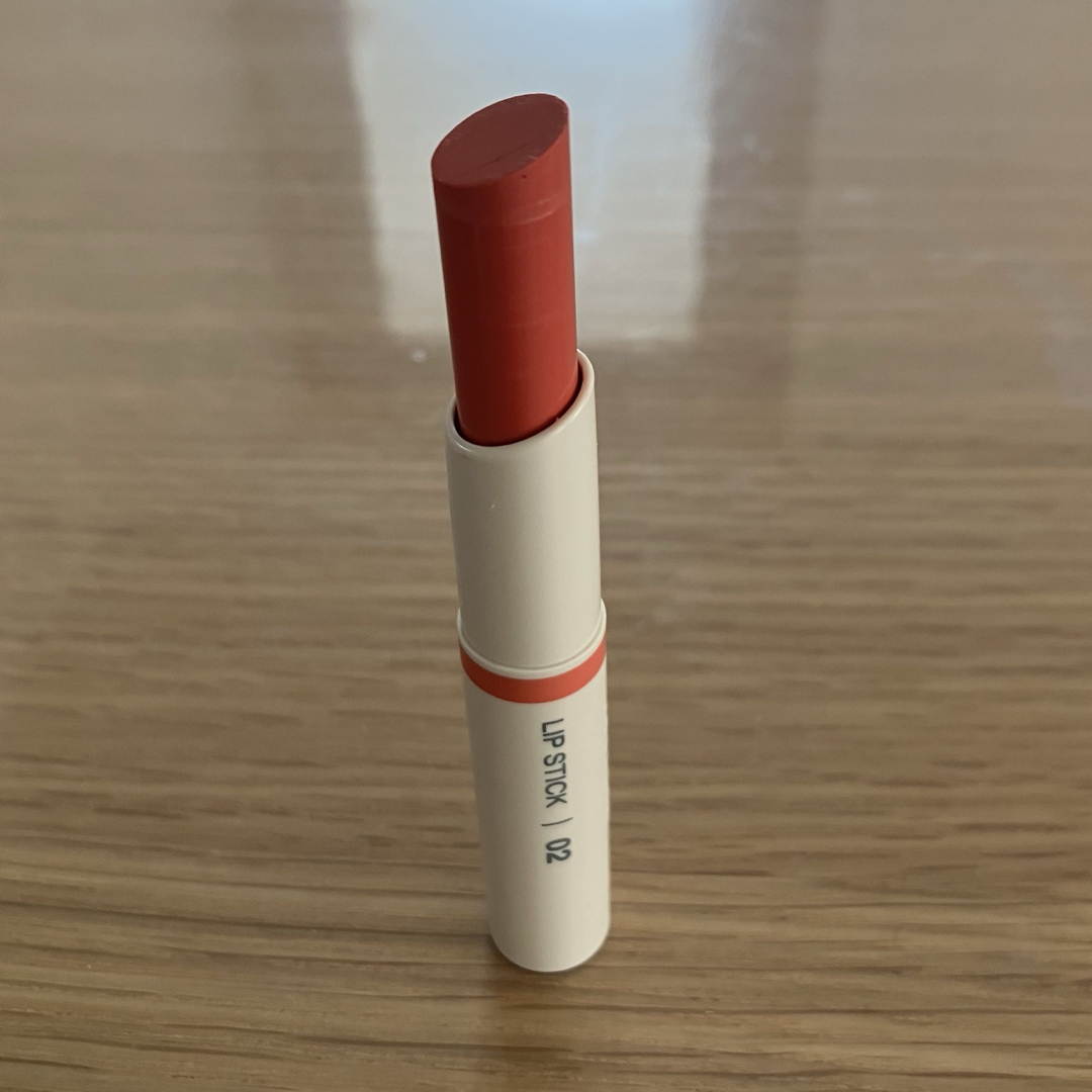 MUJI (無印良品)(ムジルシリョウヒン)の無印良品　リップスティック02 ピンクベージュ コスメ/美容のスキンケア/基礎化粧品(リップケア/リップクリーム)の商品写真