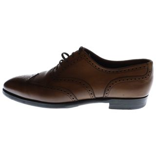 クロケットアンドジョーンズ(Crockett&Jones)のCrockett&Jones クロケットアンドジョーンズ 外羽根 ウイングチップ レザー シューズ ブラウン(ドレス/ビジネス)