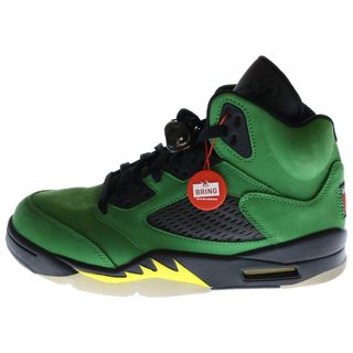 ナイキ(NIKE)のNIKE ナイキ AIR JORDAN 5 OREGON DUCKS エア ジョーダン 5 オレゴン ダックス ハイカットスニーカー グリーン/ブラック US9/27cm CK6631-307(スニーカー)