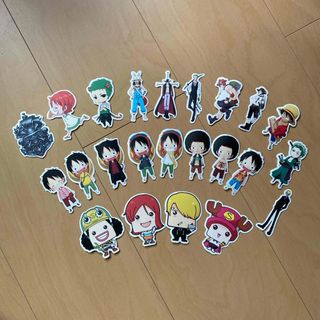 ONE PIECE 防水ステッカー 23枚セット シール(キャラクターグッズ)