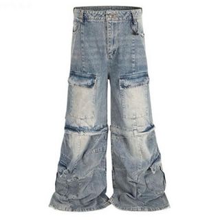BALENCIAGA - 新色　２way 切り離し　バギーフレア　カーゴデニム