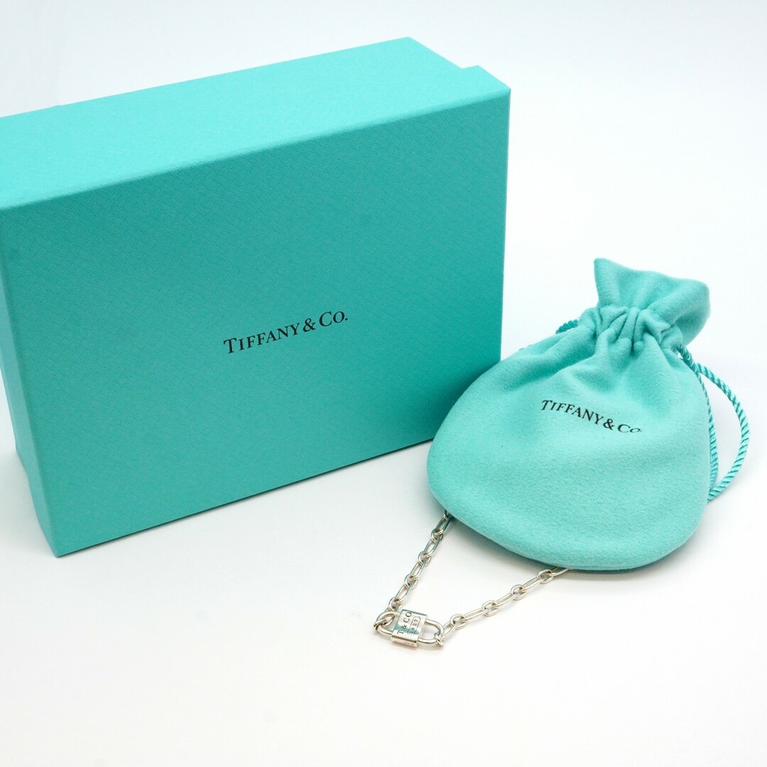 人気♪Tiffany(ティファニー) ダブルロック シルバー ネックレス Tiffany & Co. - 【5jfb0825】ティファニー ネックレス ダブル