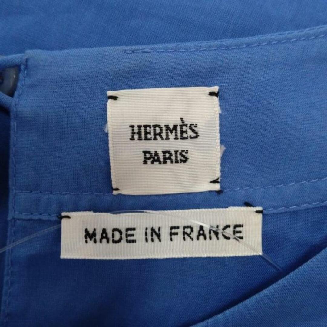 エルメス　カットソー　36 HERMES エルメス Tシャツ・カットソー 36(XS位) 白xピンク 【古着】