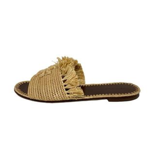 トリーバーチ(Tory Burch)のTORY BURCH(トリーバーチ) サンダル 6 1/2M レディース エレノア アイボリー リネン(サンダル)