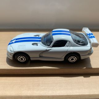 ダッジバイパー 白青ストライプ maistoミニカー