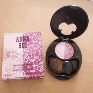 アナスイ(ANNA SUI)のアナスイダブルチークカラー01新品未使用ピンクコスメANNASUI(チーク)