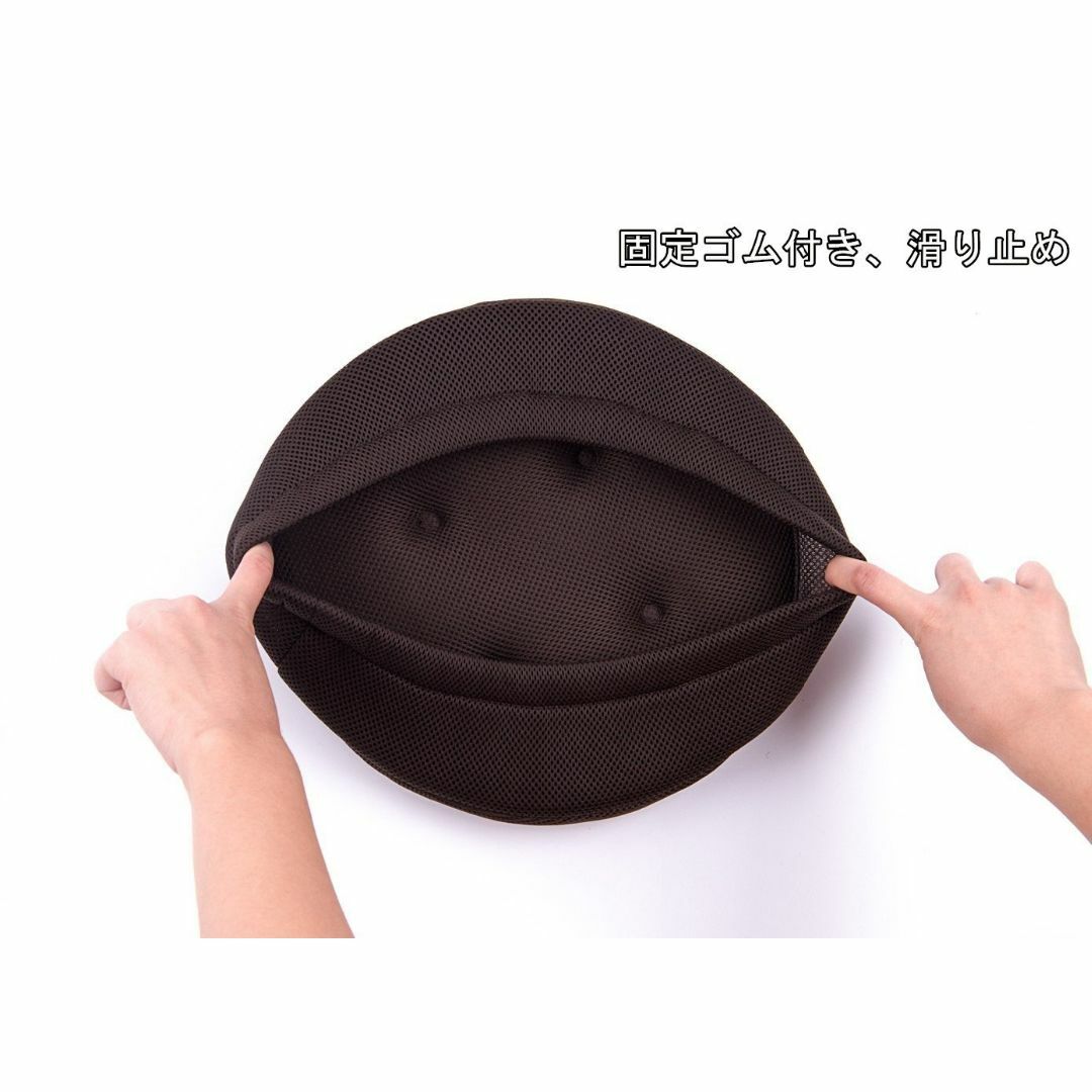 新品 Baibu Home 座布団 クッション 丸椅子 カバー 超通気性 丸洗え インテリア/住まい/日用品のインテリア小物(クッション)の商品写真