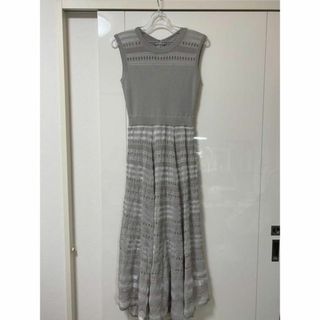 エミリアウィズ(EmiriaWiz)の美品★Emiriawiz エミリアウィズ シアーボーダーニットワンピース(ロングワンピース/マキシワンピース)