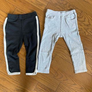 フタフタ(futafuta)の90㎝　長ズボン　2本セット(パンツ/スパッツ)