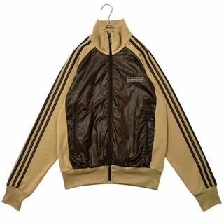 アディダス(adidas)の7674_2 adidas トラックトップ ナイロン切替 ベージュ/ブラウン M(ジャージ)