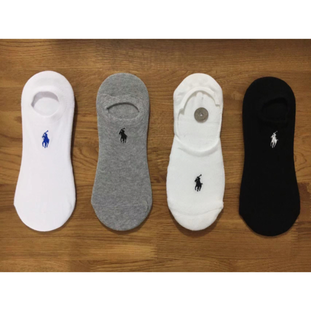 新品　ポロラルフローレン　レディースポロベア靴下　4足組 POLO RALPH LAUREN レディース オーガニックコットン混 ポロベア