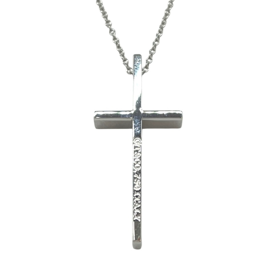 Tiffany & Co.(ティファニー)の　ティファニー TIFFANY＆CO メトロクロスネックレス 750WG ジュエリー レディースのアクセサリー(ネックレス)の商品写真